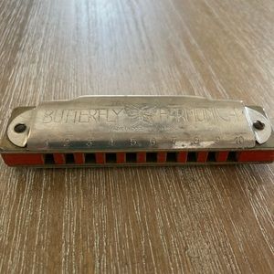 Vintage Butterfly Harmonica